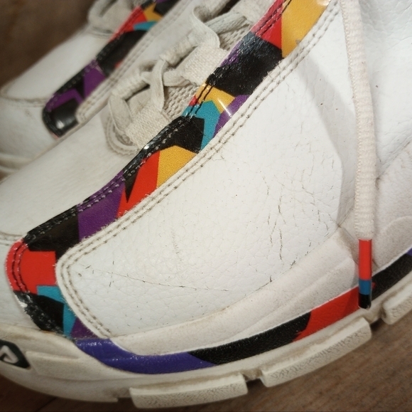 FILA Grant Hill 2, 90s Retro, White Multicolor Men's Size 11. - Picture 5 of 9